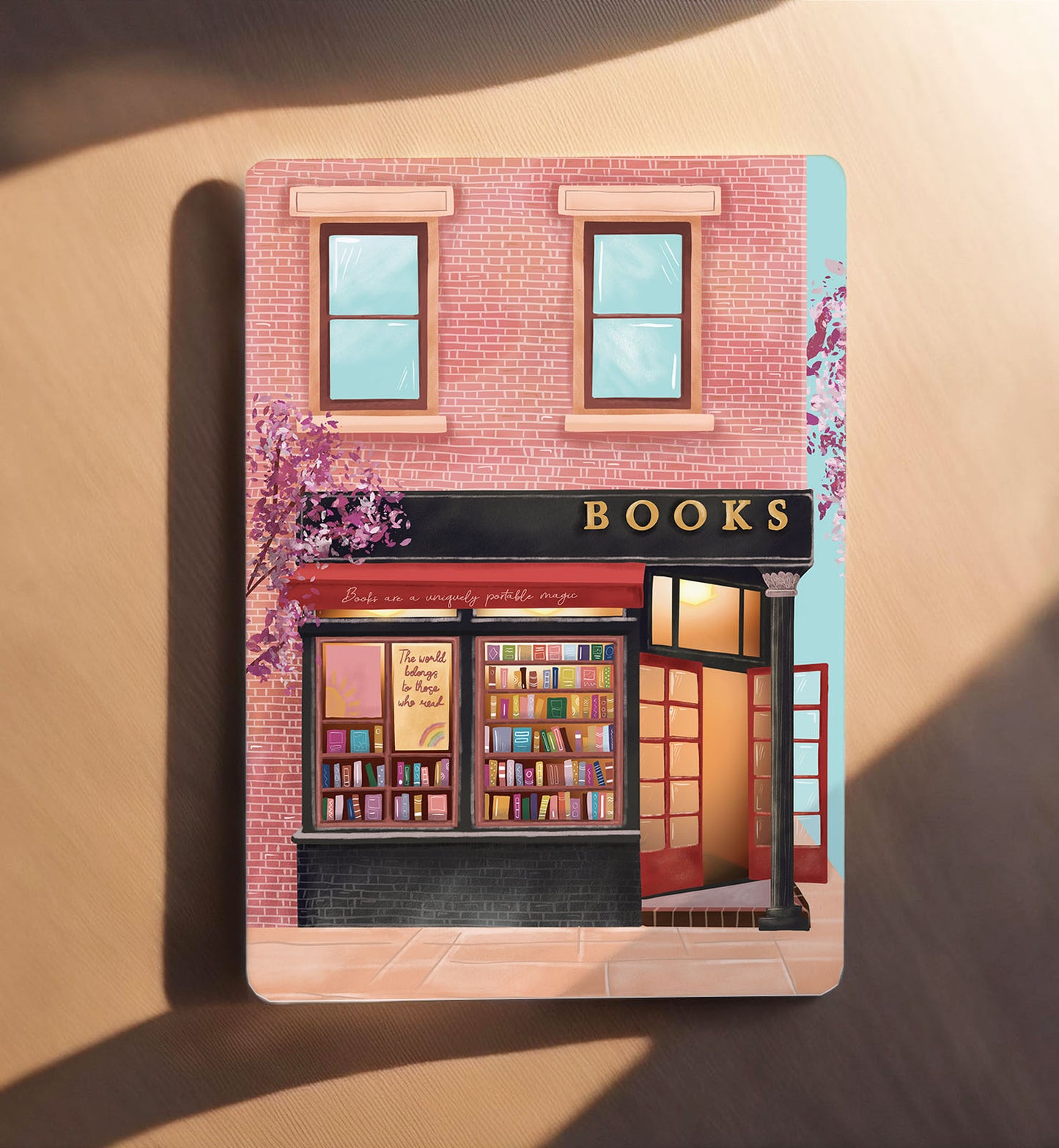 Kaart New York Bookstore boeken winkel USA reizen plaatsen wereld ansichtkaart