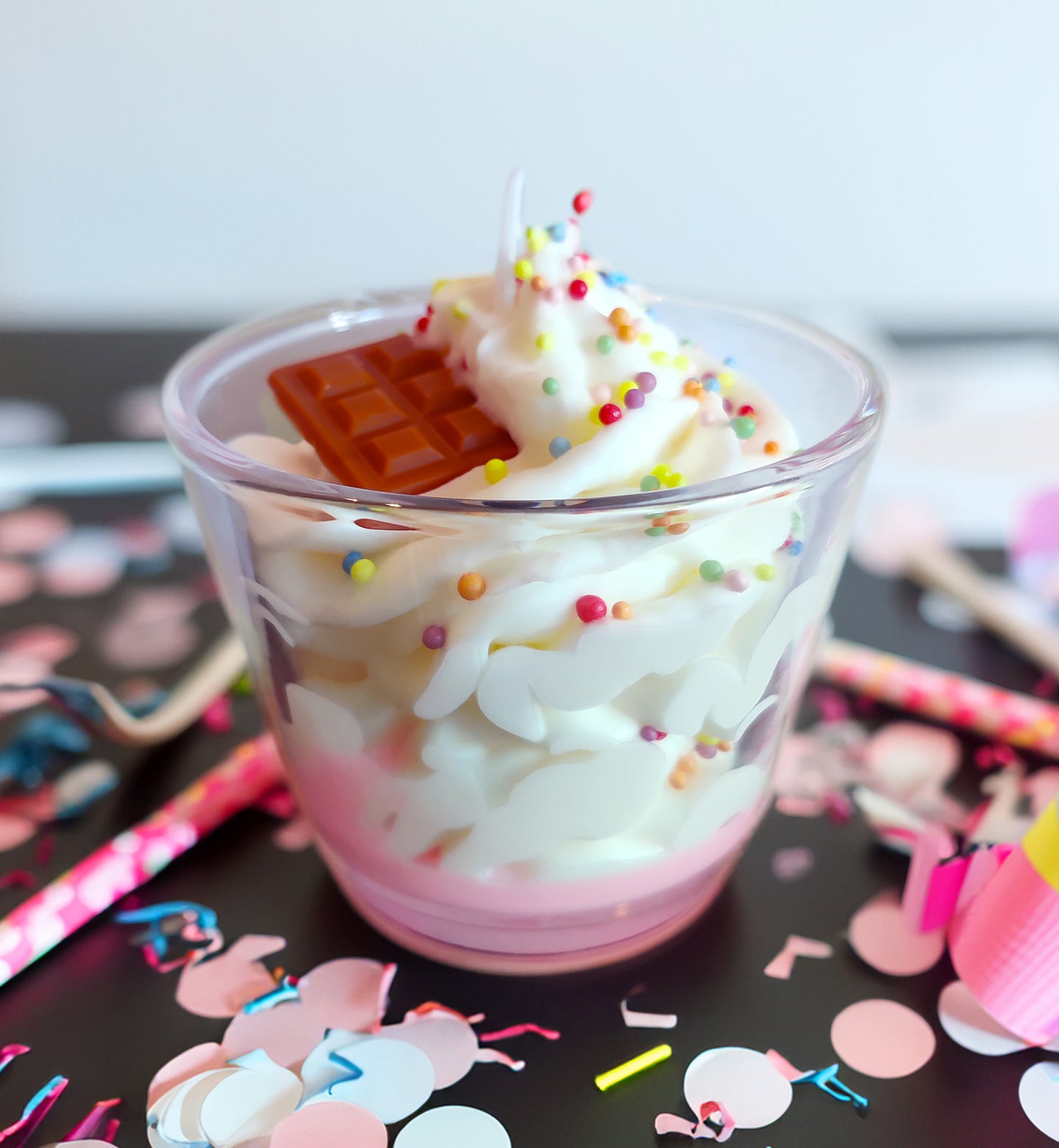 Dessert Kaars Verjaardag Birthday Candle Sprinkles