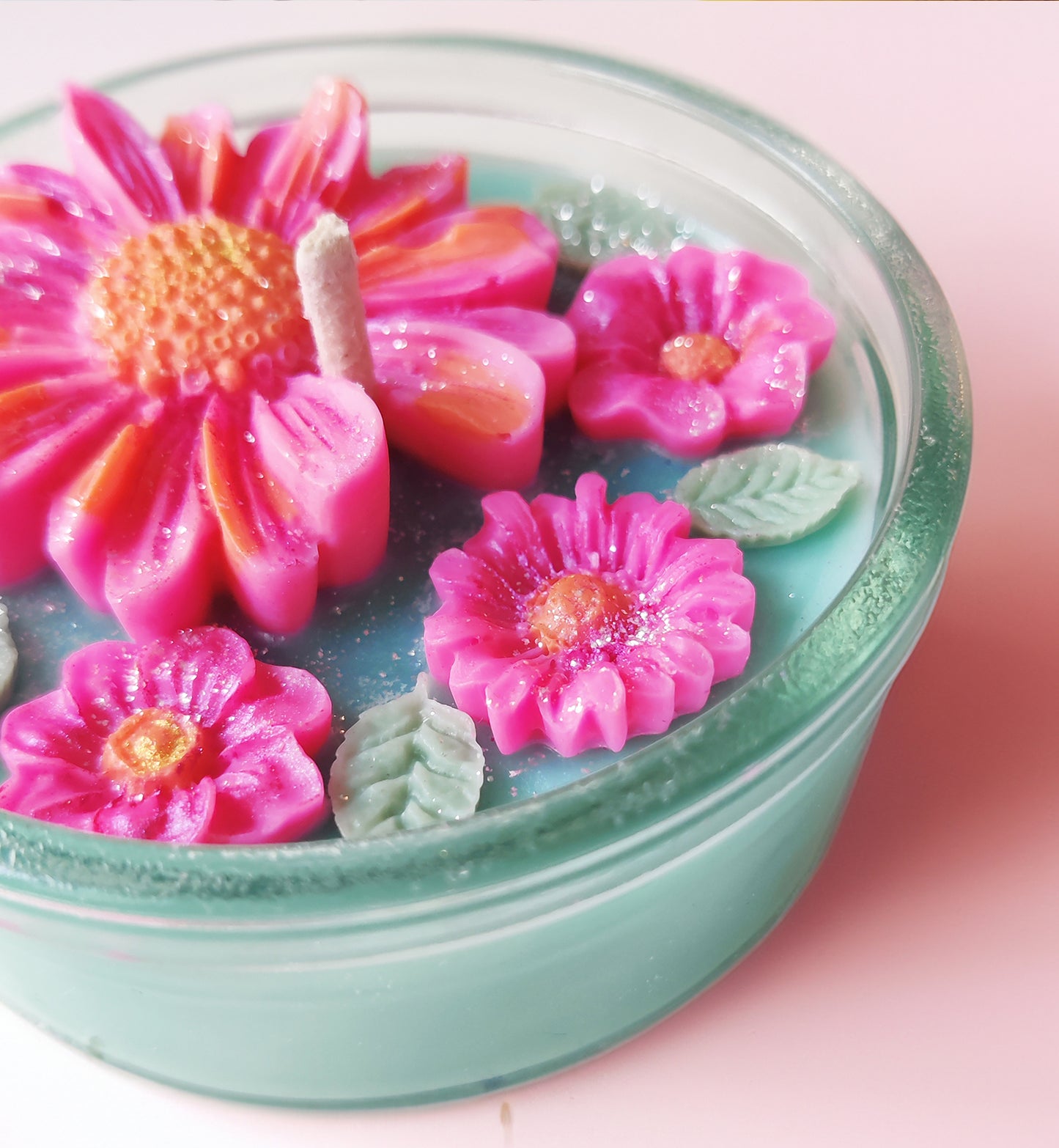 Geurkaars Madelief Gerbera Daisy Lente Zomer Bloem Kaarsen Decoratie