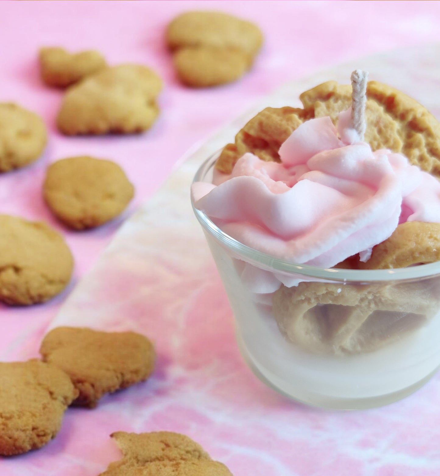 Geurkaars Cookies in Sweet Cream Dessert Kaars