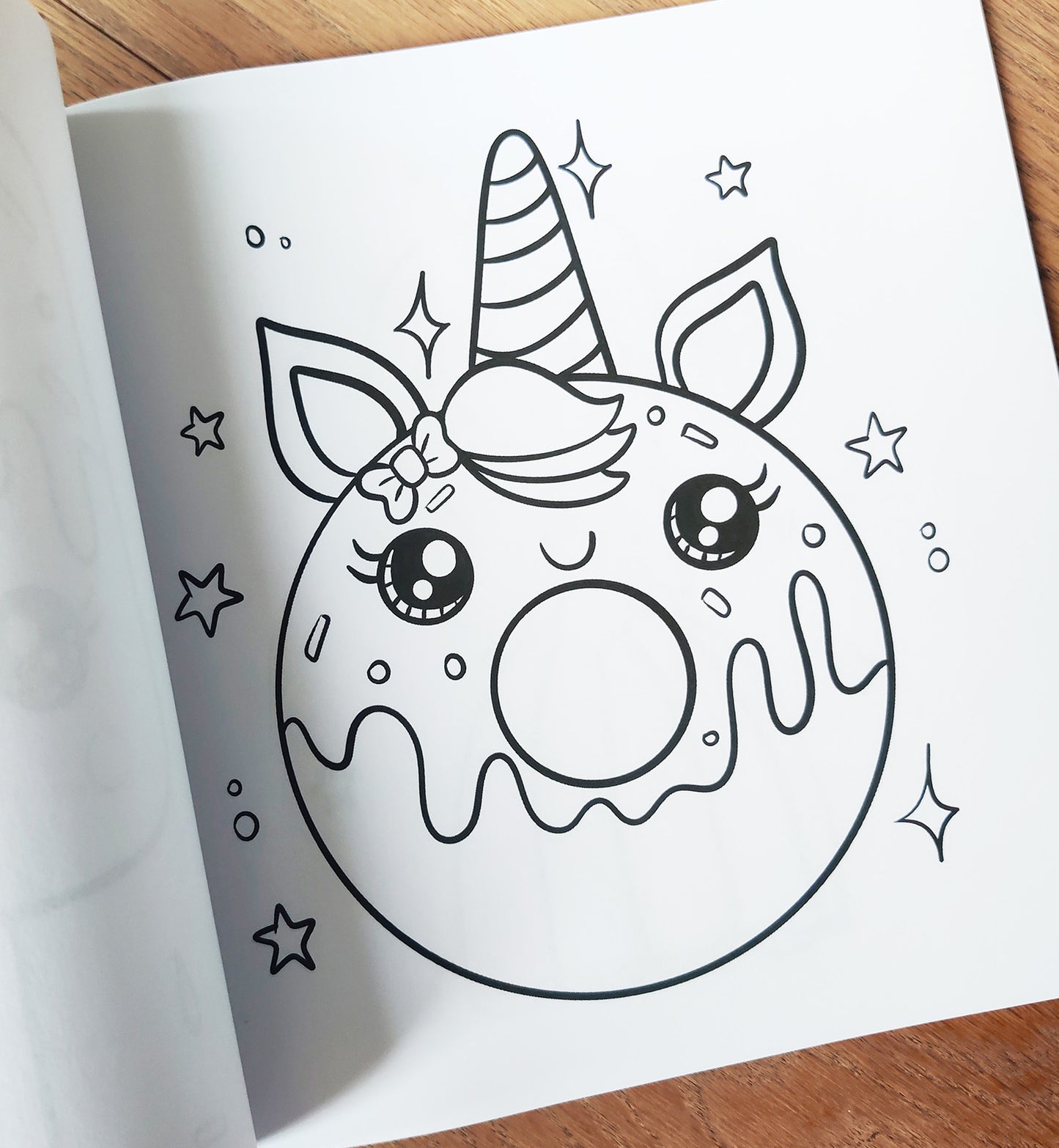 Kleurboek Joyful Moments Simpel Relaxing Schattig Dieren Kawaii