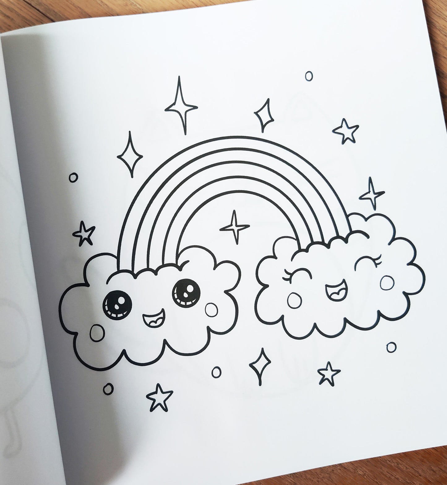 Kleurboek Joyful Moments Simpel Relaxing Schattig Dieren Kawaii