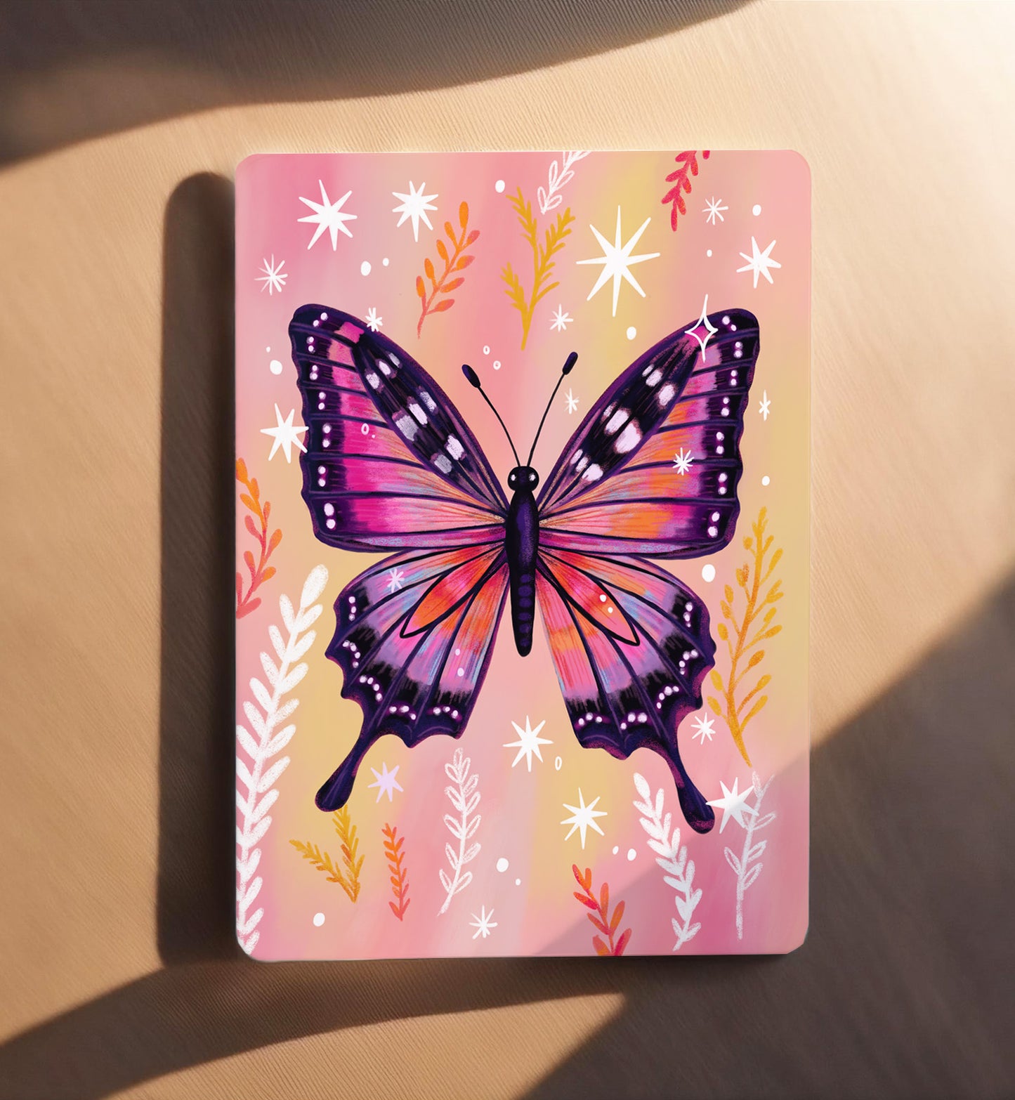 Kaart vlinder verjaardag zomaar dieren natuur ansichtkaart